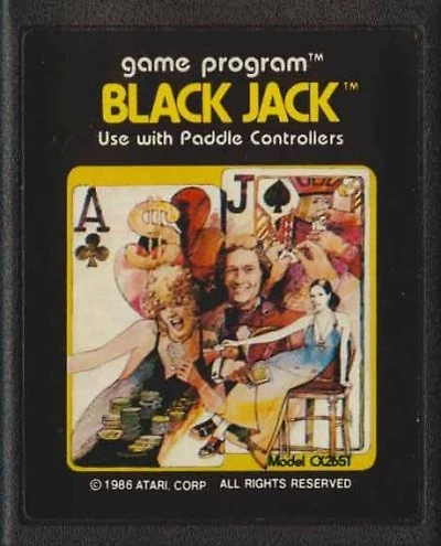 BLACKJACK - Atari 2600 - USED