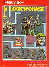 LOCK N CHASE - Intellivision - USED