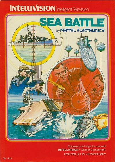 SEA BATTLE - Intellivision - USED
