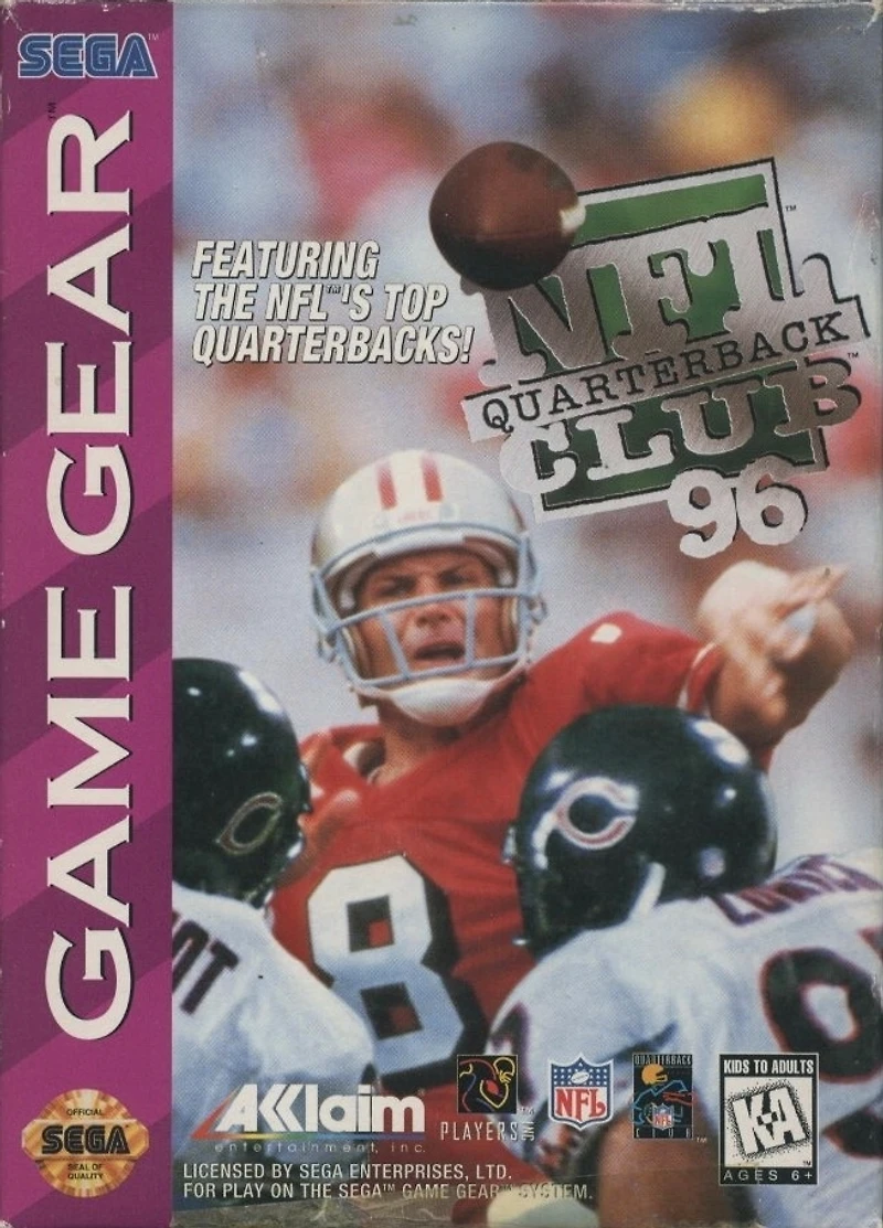 NFL QB CLUB 96 - Sega Game Gear - USED