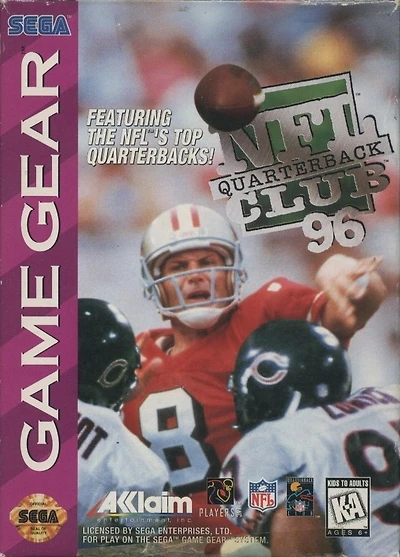 NFL QB CLUB 96 - Sega Game Gear - USED
