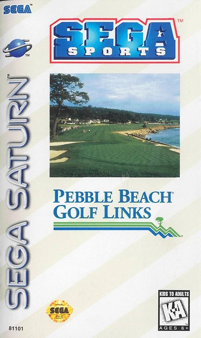 PEBBLE BEACH GOLF LINKS - Sega Saturn - USED