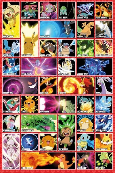 Pokemon - Moves - NEW
