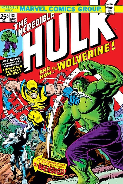 Incredible Hulk Wolverine Comic Cover - NEW
