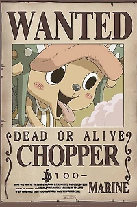 One Piece - Wanted Chopper - NEW