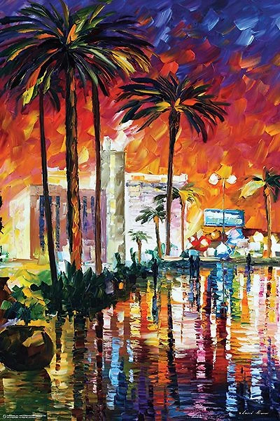 Las Vegas by Leonid Afremov - NEW