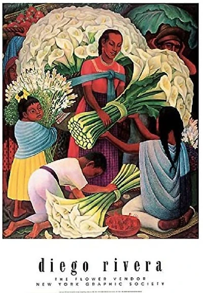 Diego Rivera - Flower Vendor - NEW