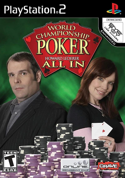WORLD CHAMPIONSHIP POKER:ALL - Playstation 2 - USED