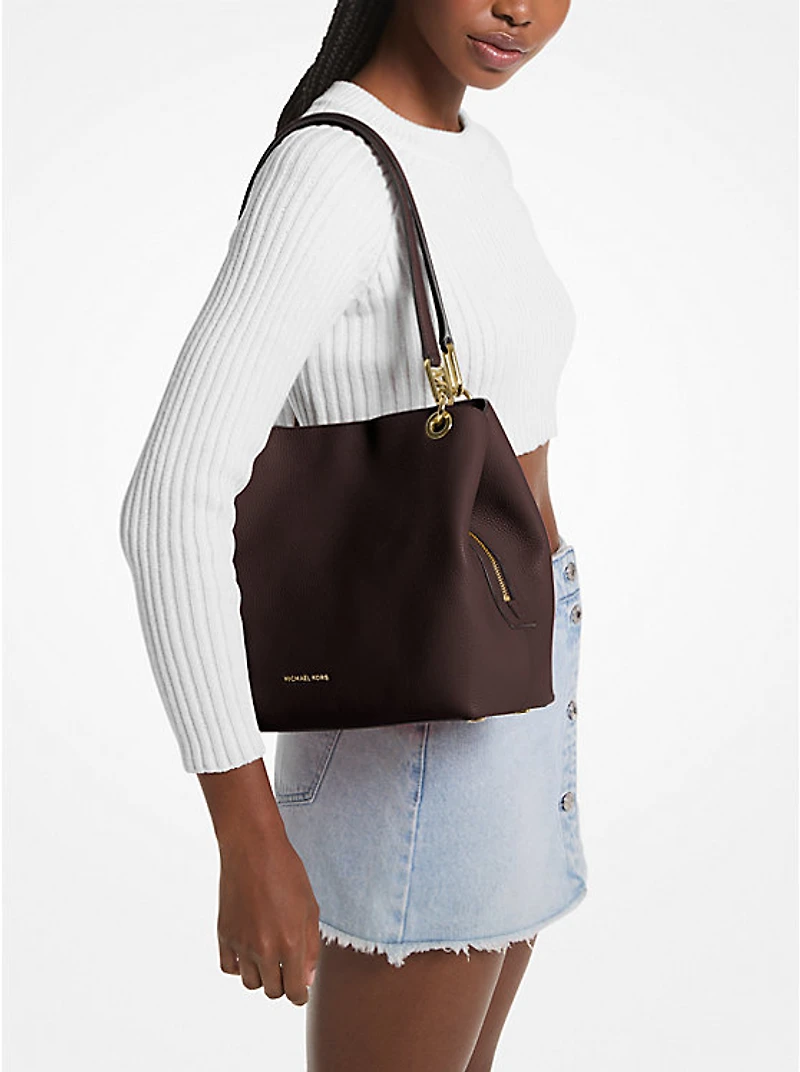 Kensington Large Pebbled Leather Tote Bag
