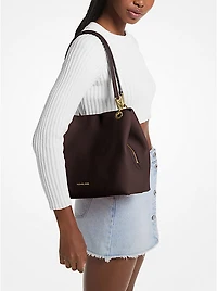 Kensington Large Pebbled Leather Tote Bag
