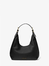 Nolita Small Pebbled Leather Hobo Shoulder Bag