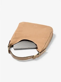 Nolita Large Nubuck Hobo Shoulder Bag