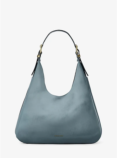 Nolita Large Nubuck Hobo Shoulder Bag