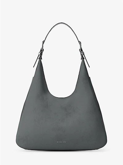 Nolita Large Nubuck Hobo Shoulder Bag