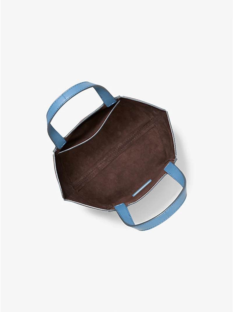 Jordi Small Leather Tote Bag
