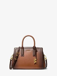 Laila Small Burnished Leather Satchel