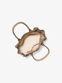 Hamilton Moderne Small Fringed Suede Satchel