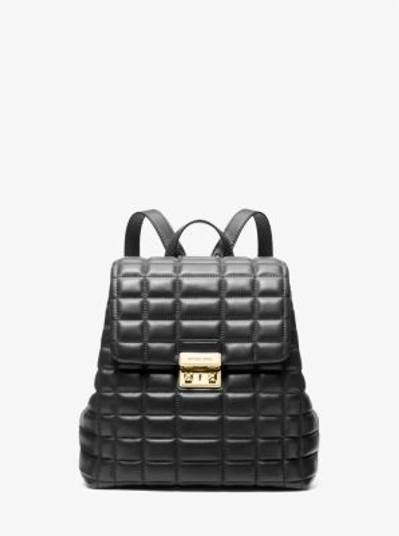 Tribeca Small Quilted Leather Backpack