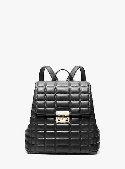 Tribeca Small Quilted Leather Backpack