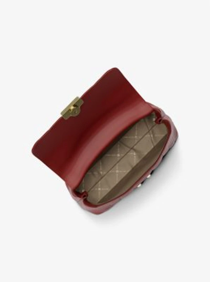 Tribeca Medium Quilted Leather Satchel
