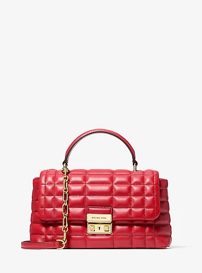 Tribeca Medium Quilted Leather Satchel