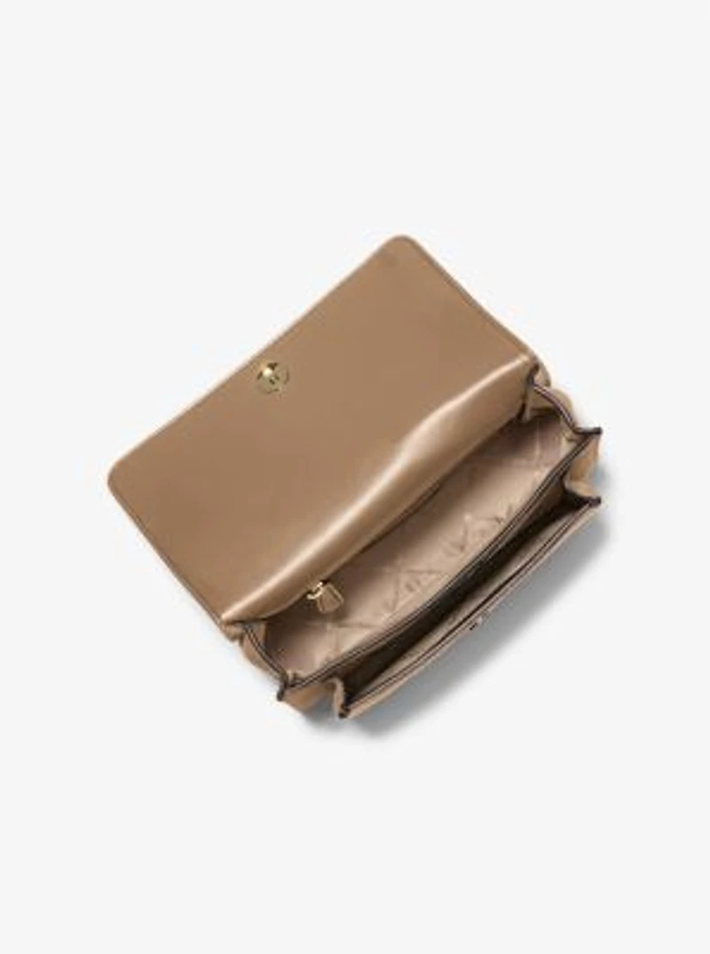 Claire Large Suede Shoulder Bag