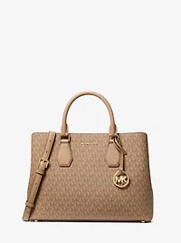 Camille Large Signature Logo Satchel