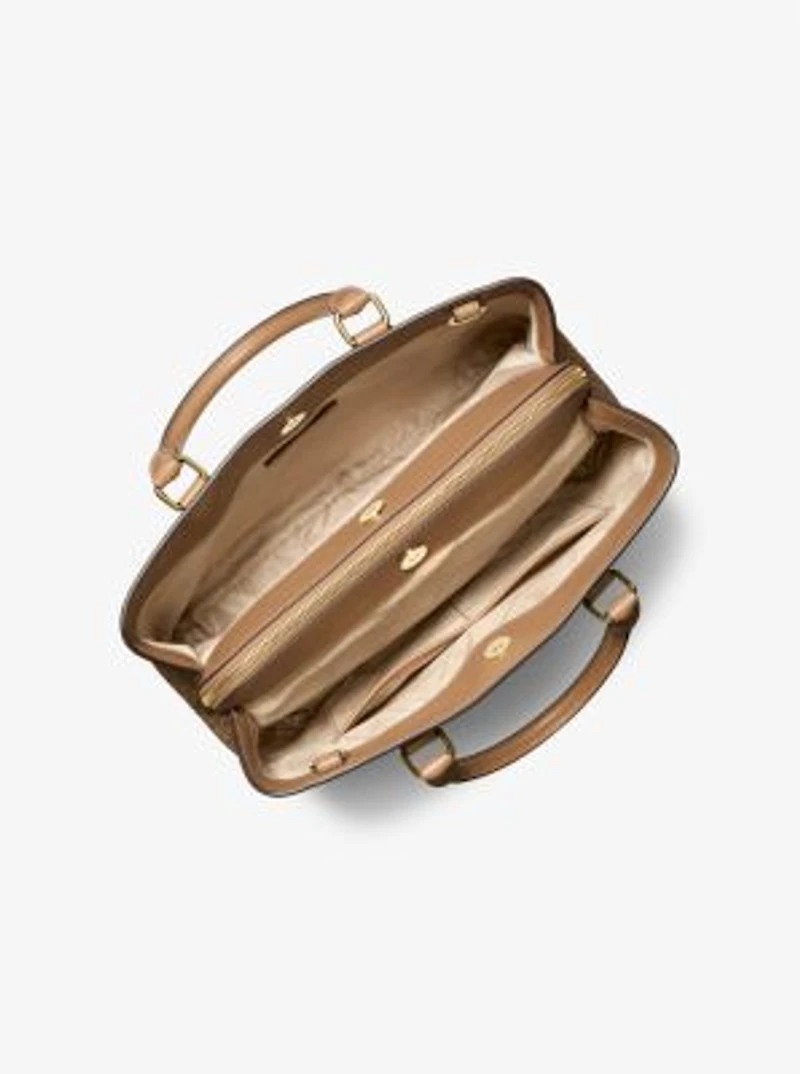 Camille Large Signature Logo Satchel
