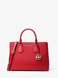 Camille Large Signature Logo Satchel