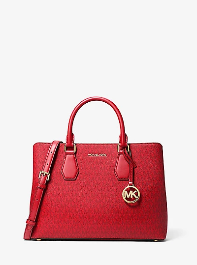 Camille Large Signature Logo Satchel