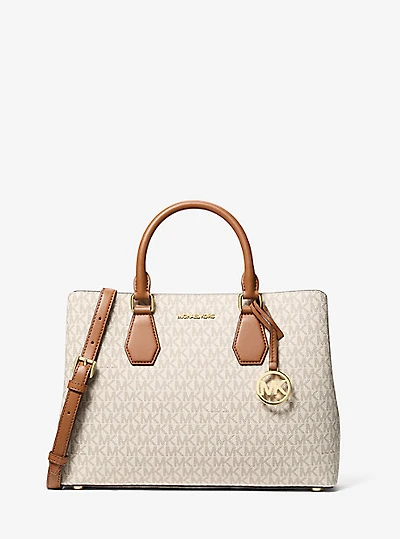 Camille Large Signature Logo Satchel