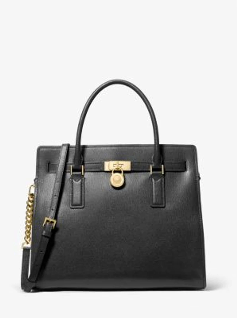 Hamilton Moderne Large Leather Satchel