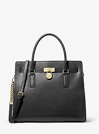 Hamilton Moderne Large Leather Satchel