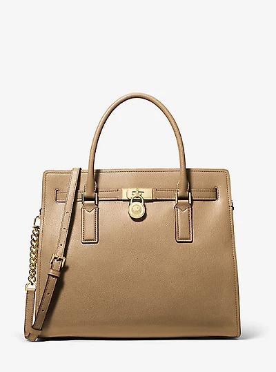 Hamilton Moderne Large Leather Satchel