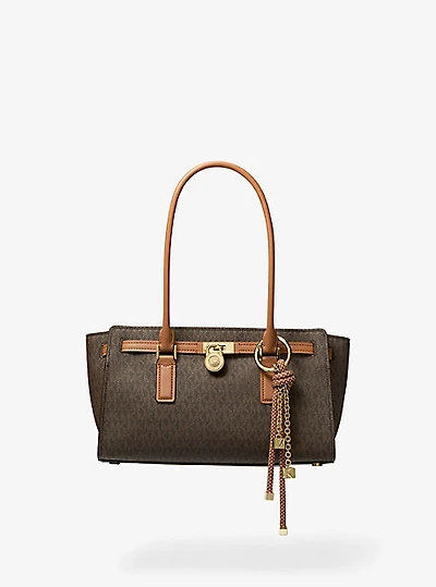 Hamilton Moderne Small Signature Logo Satchel