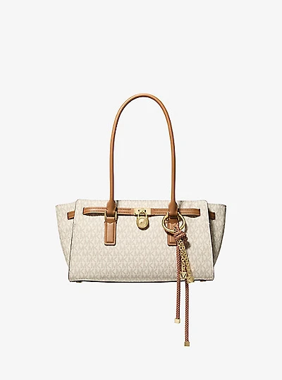 Hamilton Moderne Small Signature Logo Satchel