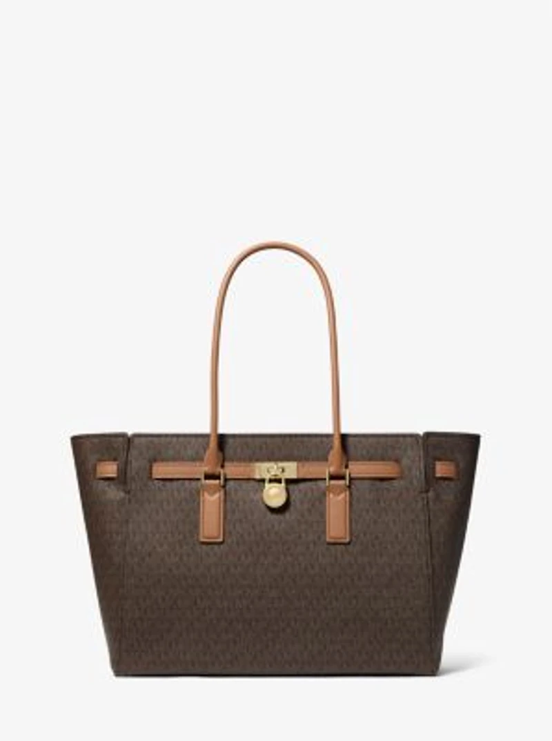 Hamilton Moderne Large Signature Logo Tote Bag