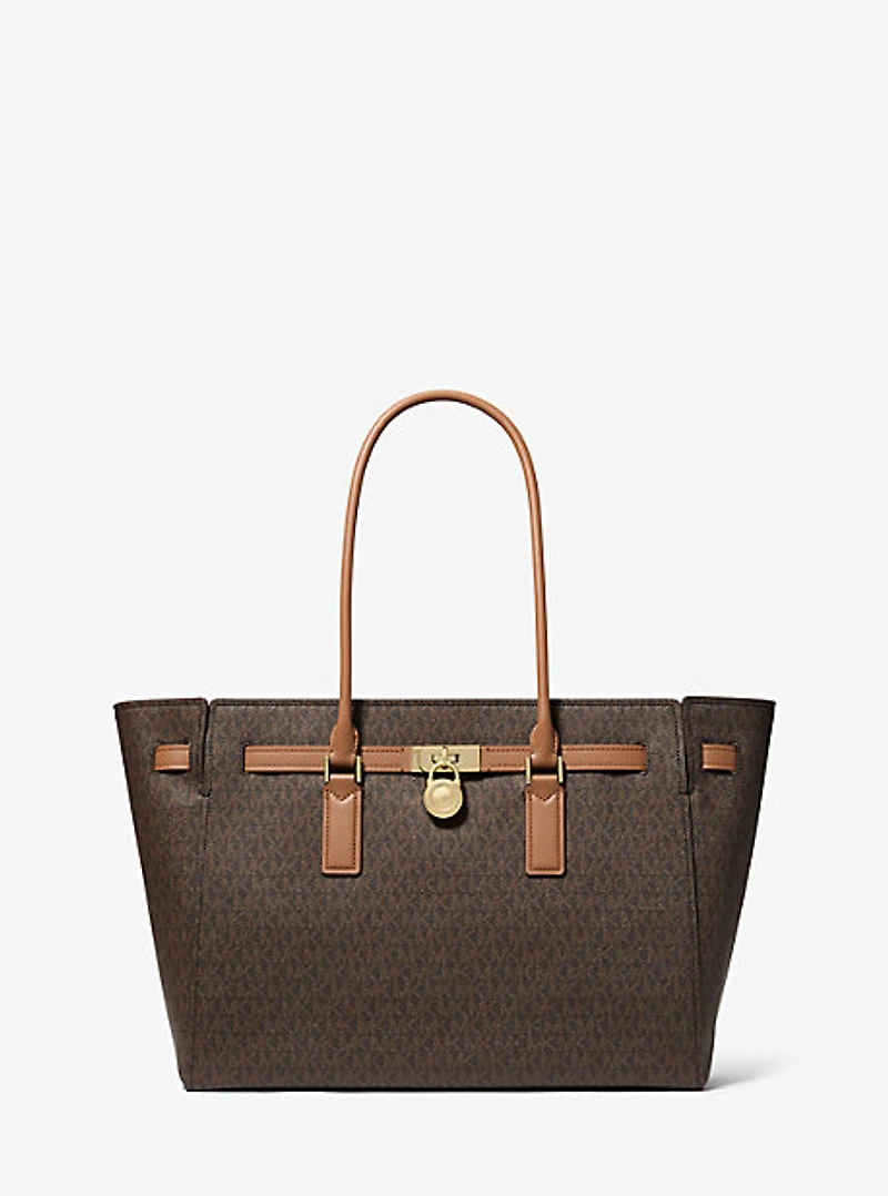 Hamilton Moderne Large Signature Logo Tote Bag