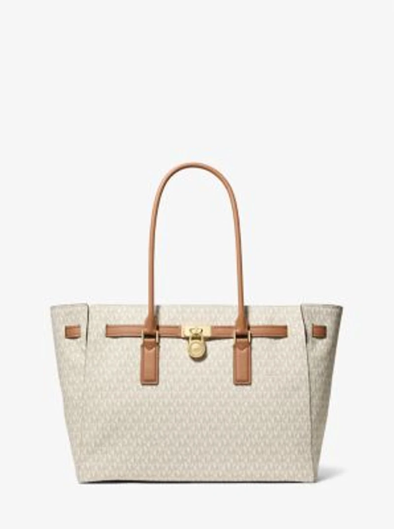 Hamilton Moderne Large Signature Logo Tote Bag