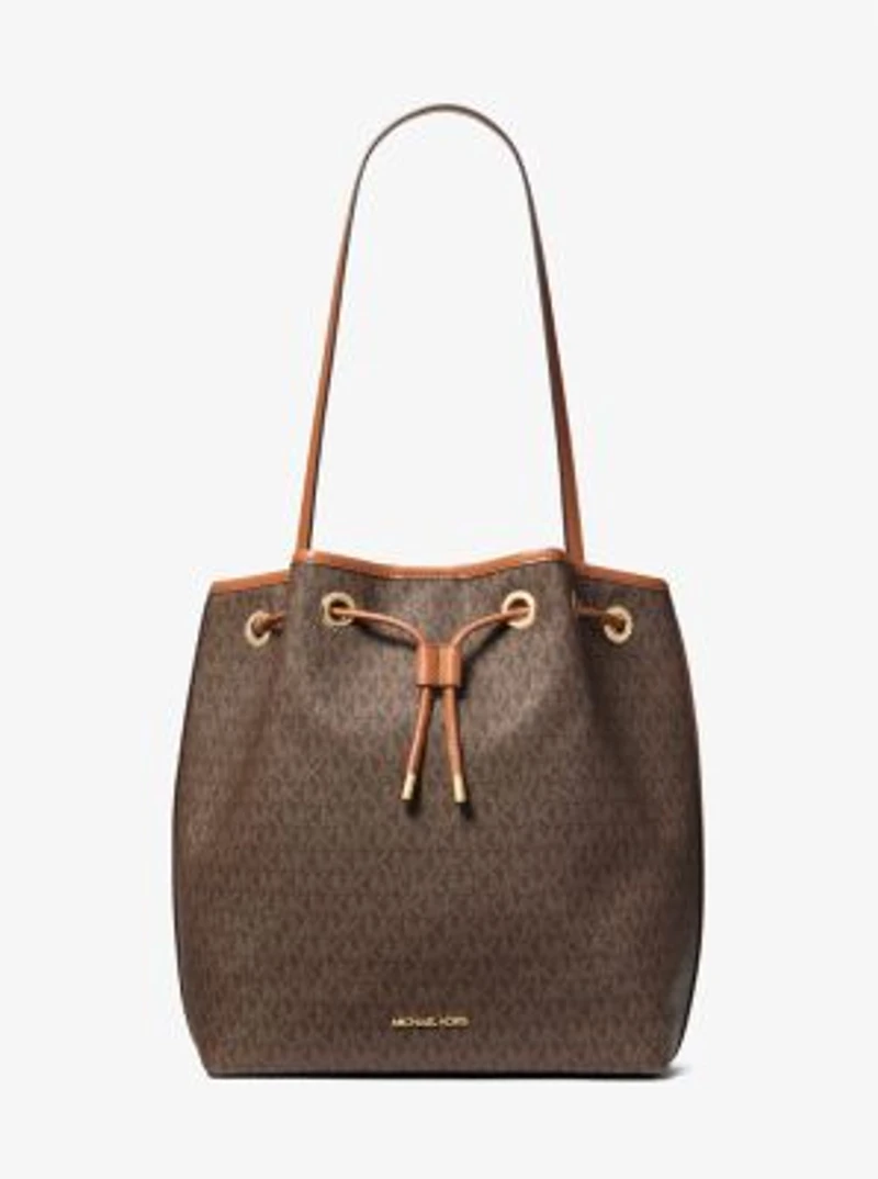 Avery Medium Signature Logo Bucket Messenger Bag