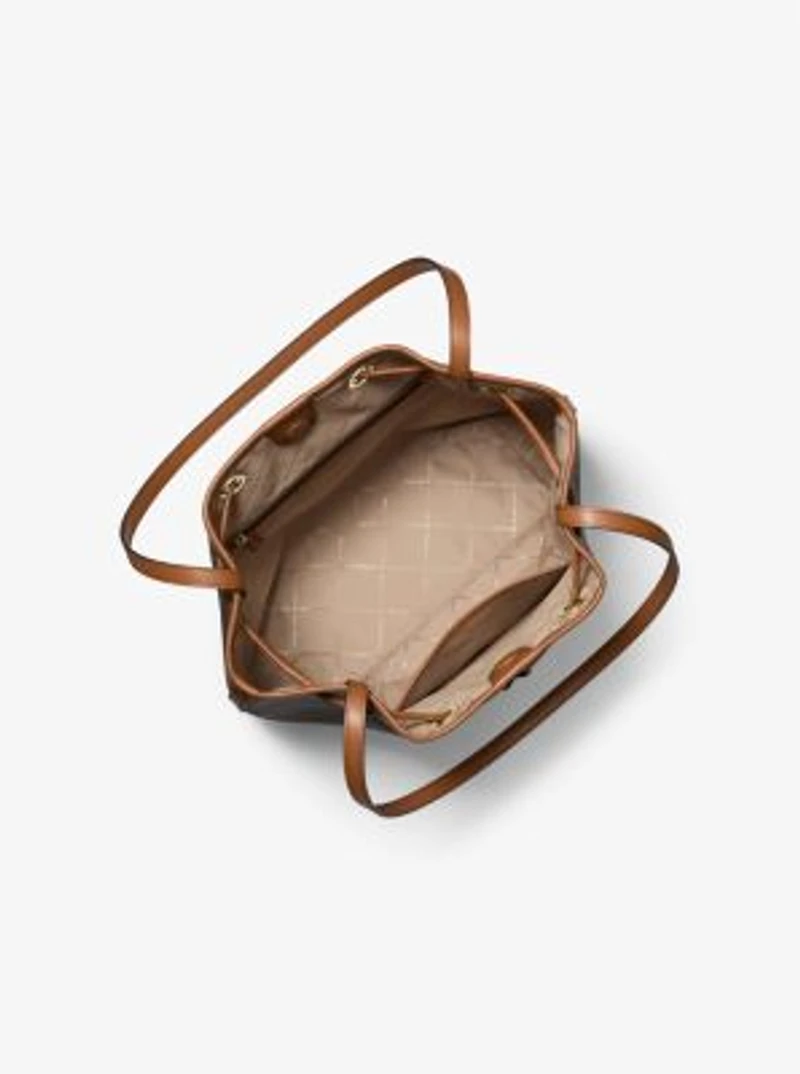 Avery Medium Signature Logo Bucket Messenger Bag