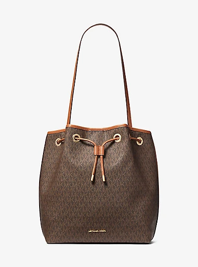 Avery Medium Signature Logo Bucket Messenger Bag