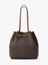 Avery Medium Signature Logo Bucket Tote Bag