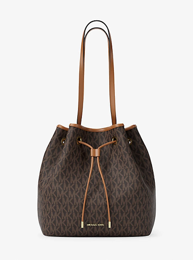 Avery Medium Signature Logo Bucket Tote Bag