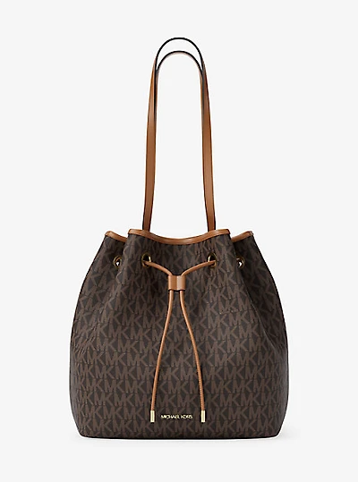 Avery Medium Signature Logo Bucket Tote Bag