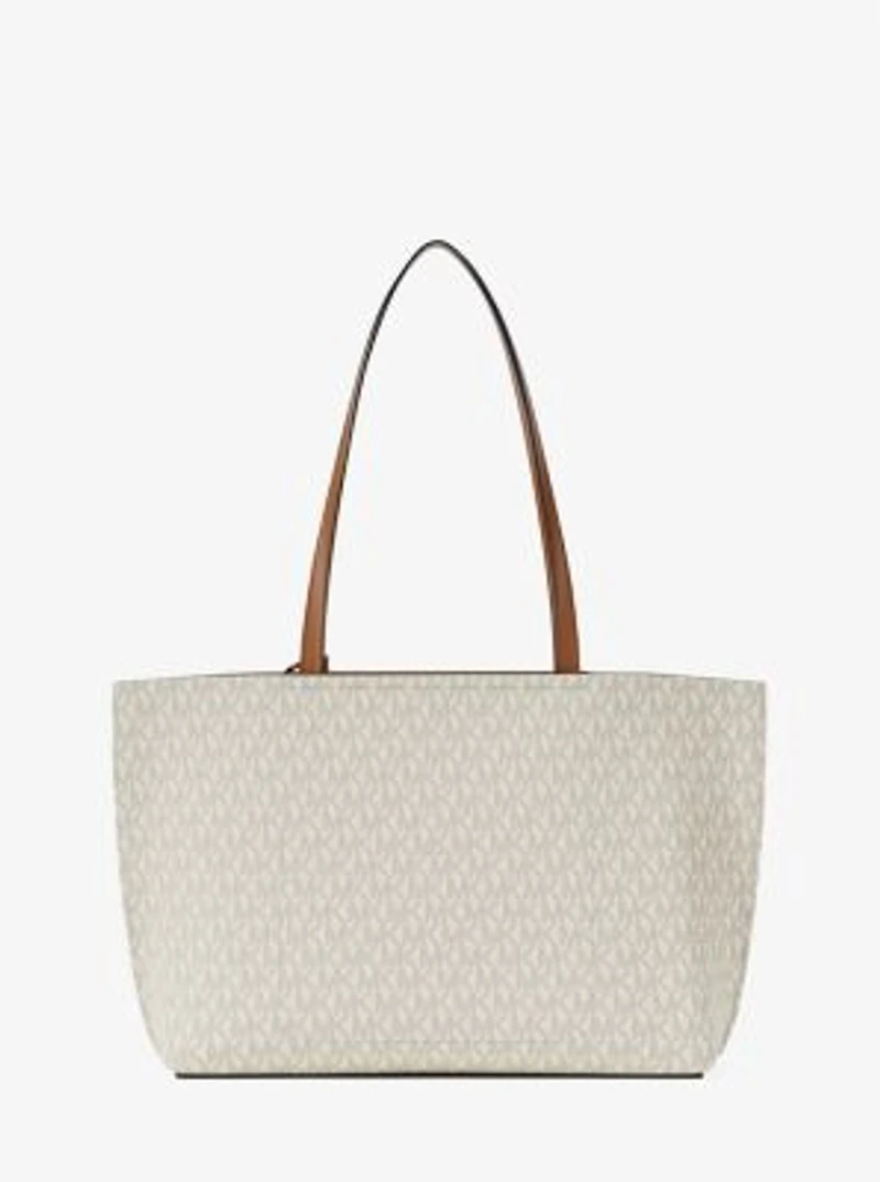Evelyn Large Signature Logo Tote Bag