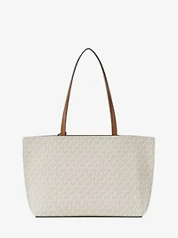 Evelyn Large Signature Logo Tote Bag