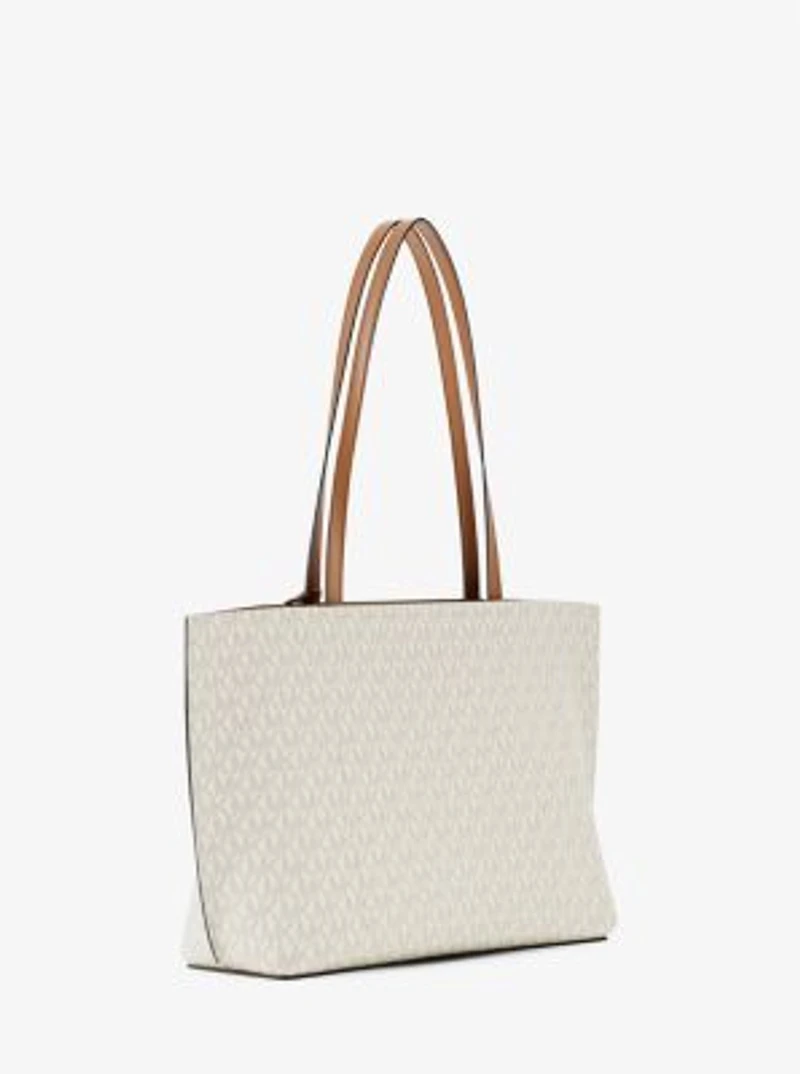 Evelyn Large Signature Logo Tote Bag