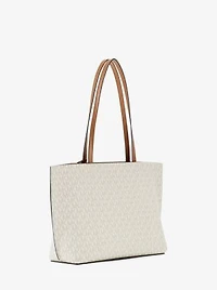 Evelyn Large Signature Logo Tote Bag