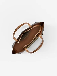 Evelyn Small Signature Logo Tote Bag